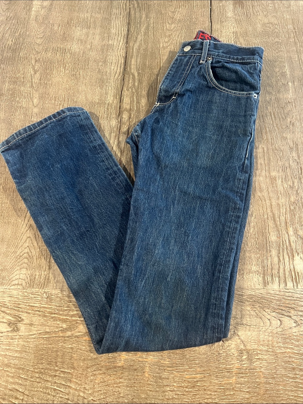 Kimes Ranch Men's Indigo Straight Jeans 28x 36